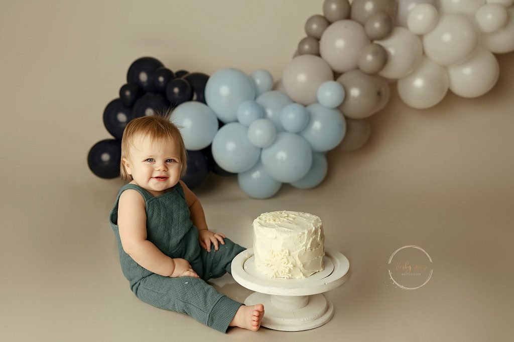 baby boy one year photography