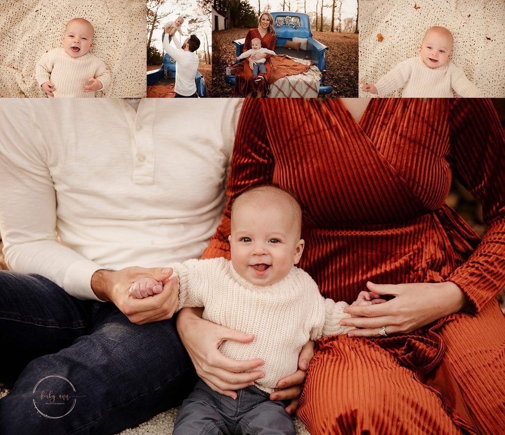 Baby boy children's milestone photography