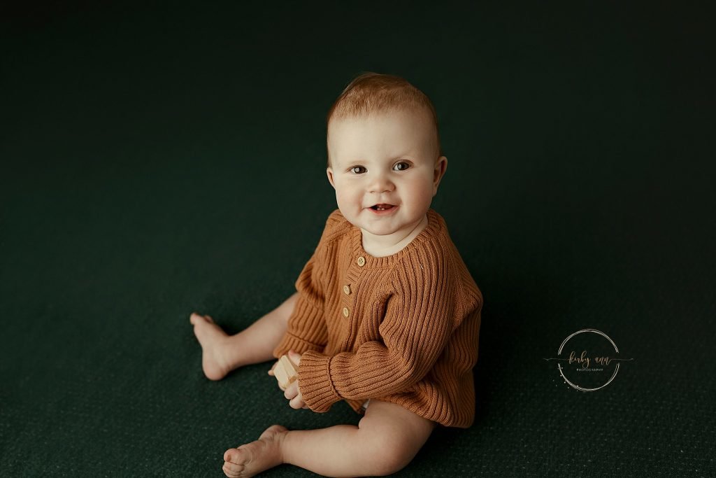 Baby boy children's milestone photography